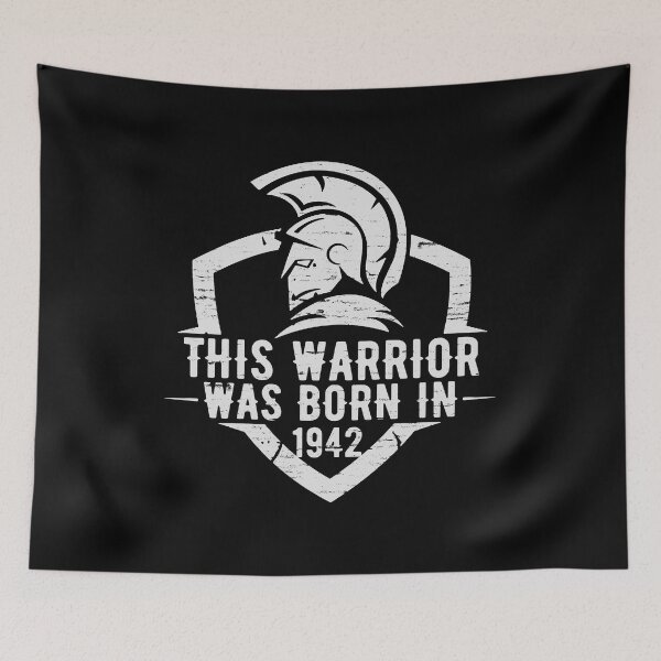 Item preview, 80th Birthday Warrior Vintage 1942 designed and sold by Dubbra.