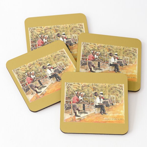 Item preview, Old Men Sitting And Talking In The Neighborhood Park designed and sold by DonSylvester.