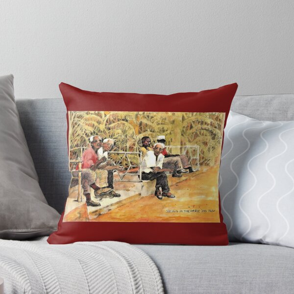 Item preview, Old Men Sitting And Talking In The Neighborhood Park designed and sold by DonSylvester.