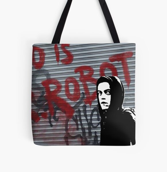 Mr.Robot 3d title  Tote Bag for Sale by Cadmium-red