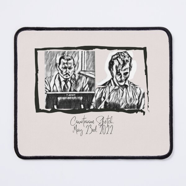 Item preview, Depp Vs Heard - Courtroom Sketch designed and sold by H  Schneiter.