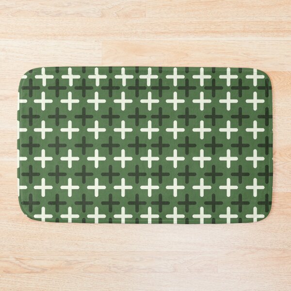 Item preview, Green black and white cross pattern  designed and sold by DemonicGloom.