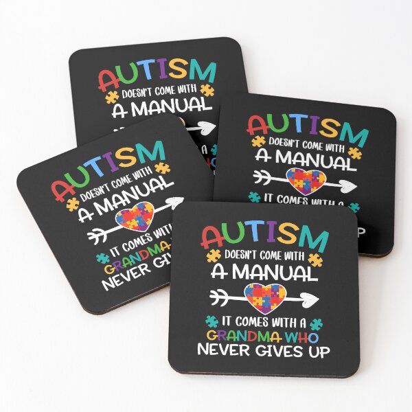 Item preview, Autism Grandma Love Autistic Kids Autism Awareness Puzzle designed and sold by HaaChris-Artis.