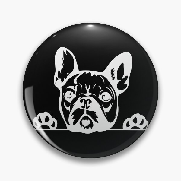 Item preview, Frenchie Outline White designed and sold by Most-Mysterious.