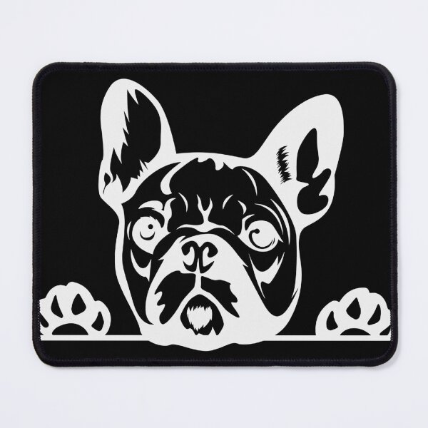 Item preview, Frenchie Outline White designed and sold by Most-Mysterious.