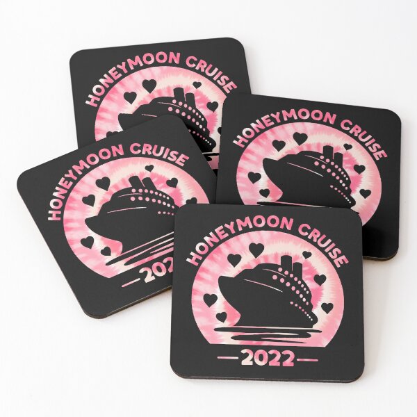 Item preview, Honeymoon Cruise Tie Dye Print For Couples Husband And Wife Cruise Trip  designed and sold by JokeGysen.