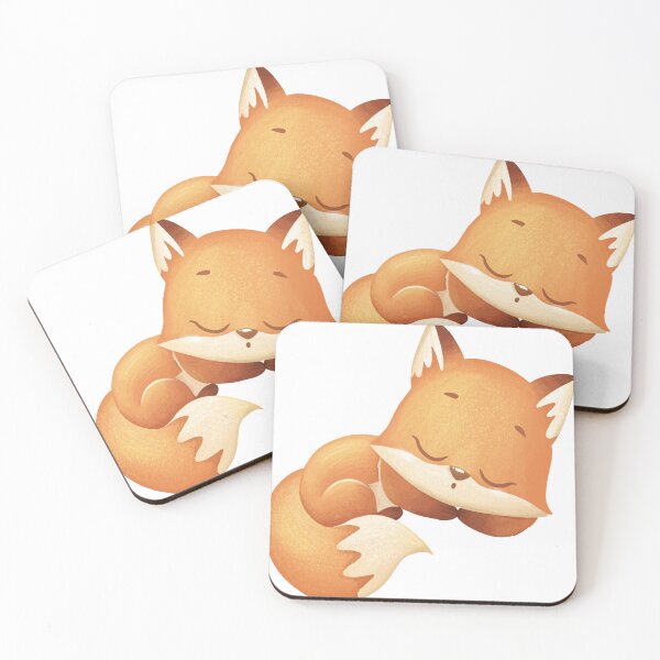 Item preview, cute sleeping fox cub designed and sold by badgermark.