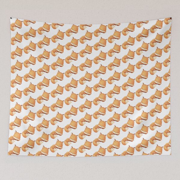 Item preview, cute sleeping fox cub designed and sold by badgermark.