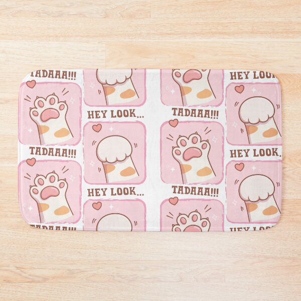 Item preview, Ta Da - Cute Pink Cat Paw designed and sold by Abhishek Goldar.