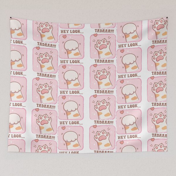 Item preview, Ta Da - Cute Pink Cat Paw designed and sold by Abhishek Goldar.