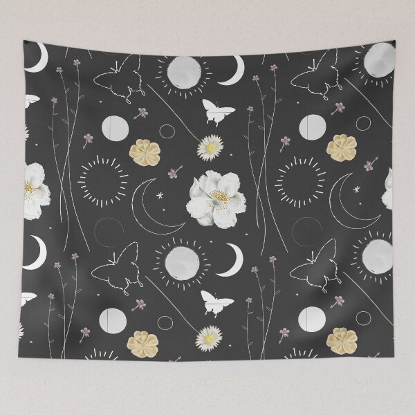 Item preview, Celestial Flowers Pattern designed and sold by witchlingart.