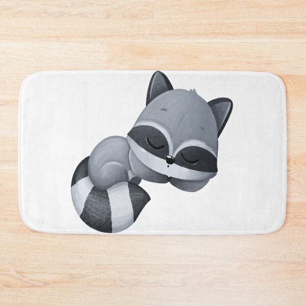 Item preview, cute sleeping raccoon designed and sold by badgermark.