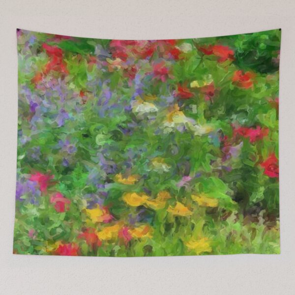 Item preview, Impressionistic Flower Bushes designed and sold by LisaMPierce1990.
