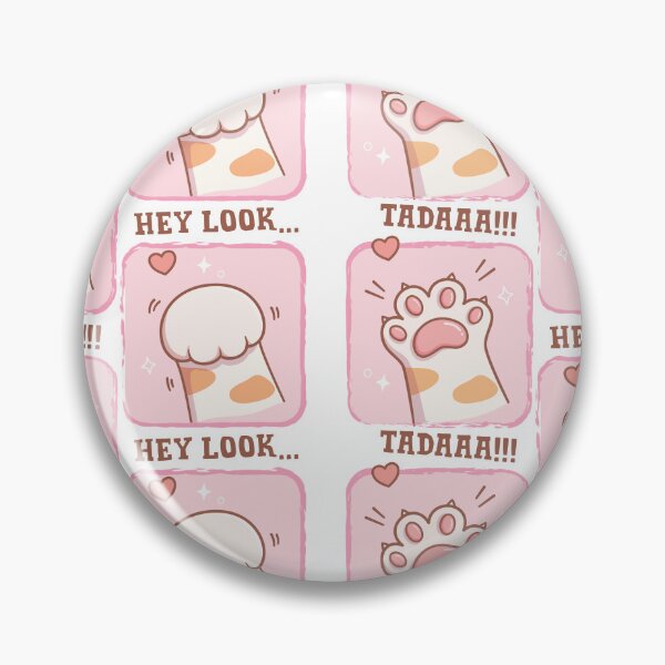 Item preview, Ta Da - Cute Pink Cat Paw designed and sold by Abhishek Goldar.