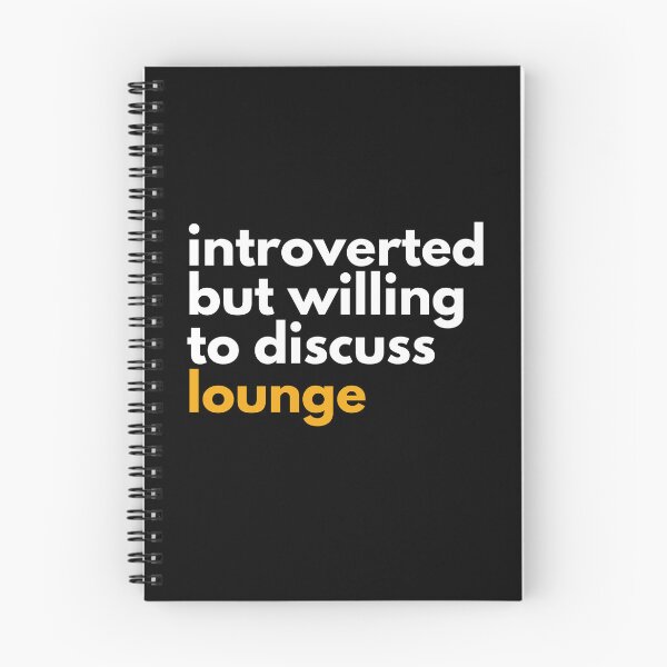 Item preview, Introverted But Willing To Discuss Lounge For Music Lovers And Elevator Music designed and sold by Funwithmusic.