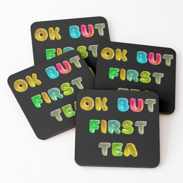 Item preview, OK BUT FIRST TEA designed and sold by JOY STORE 45.