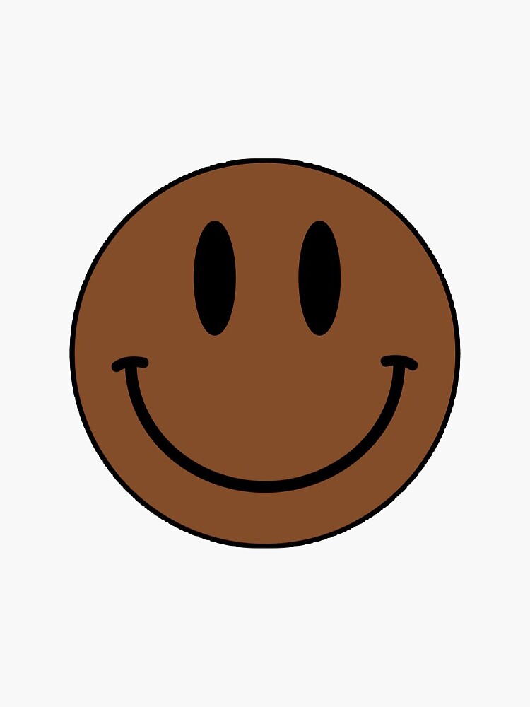 “chocolate happy face” Sticker for Sale by EMXEdesigns | Redbubble