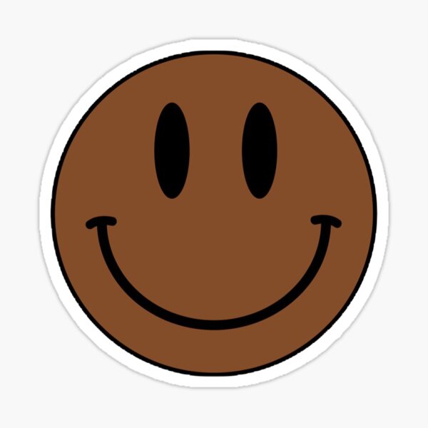 “chocolate happy face” Sticker for Sale by EMXEdesigns | Redbubble