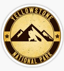 YELLOWSTONE NATIONAL PARK WYOMING MOUNTAINS HIKING CAMPING CLIMBING EXPLORE NATURE Sticker