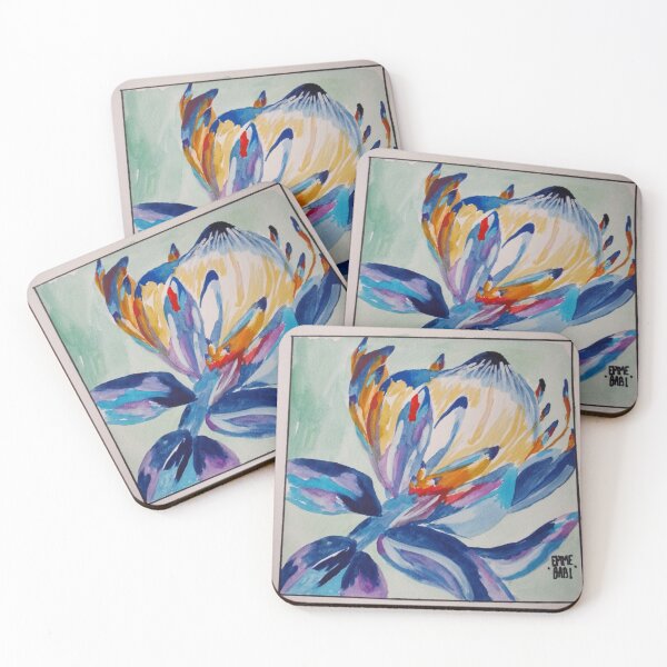 Item preview, Native flower in Watercolors designed and sold by Gabiemmemurales.