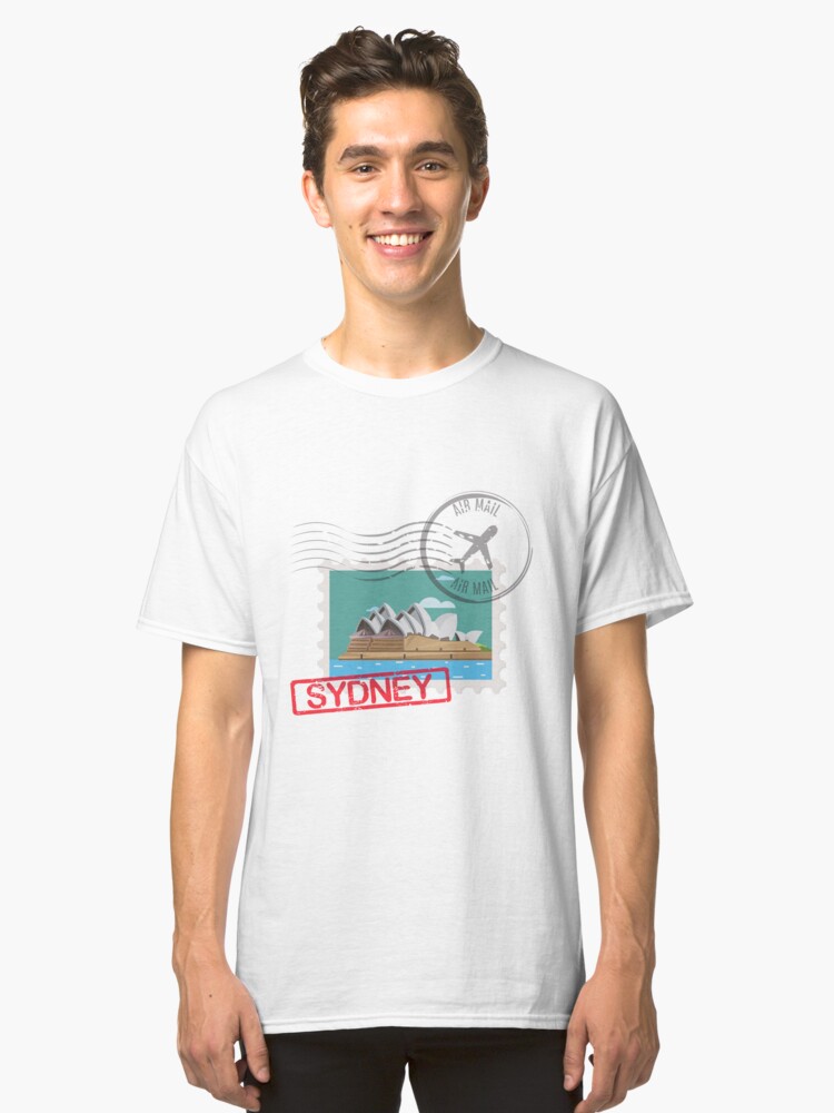 Alternate view of Sydney Stamps Classic T-Shirt