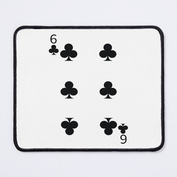 Item preview, Six of Clubs Playing Card Poker Card designed and sold by johnta17.