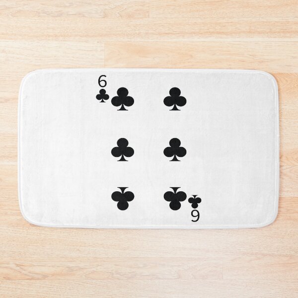 Item preview, Six of Clubs Playing Card Poker Card designed and sold by johnta17.