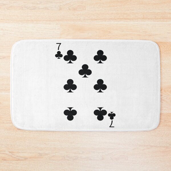 Item preview, Seven of Clubs Playing Card Poker Card designed and sold by johnta17.