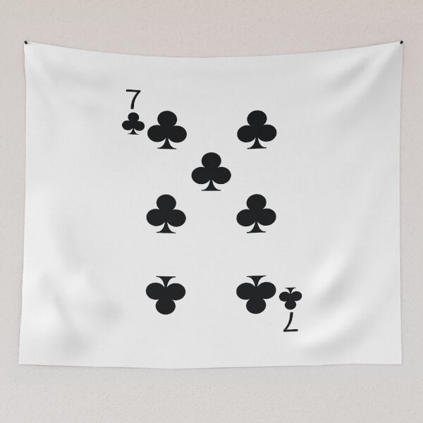 Item preview, Seven of Clubs Playing Card Poker Card designed and sold by johnta17.