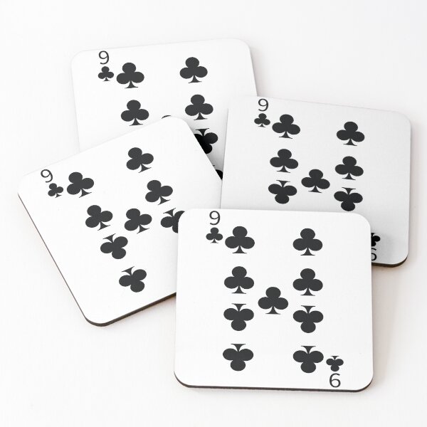 Item preview, Nine of Clubs Playing Card Poker Card designed and sold by johnta17.