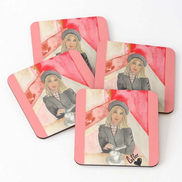 Item preview, Coffee lover, portrait of a girl designed and sold by altairaleon.