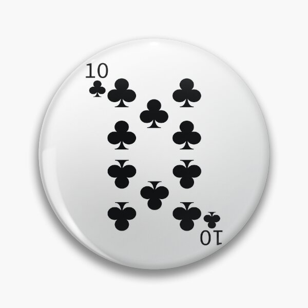 Item preview, Ten of Clubs Playing Card Poker Card designed and sold by johnta17.