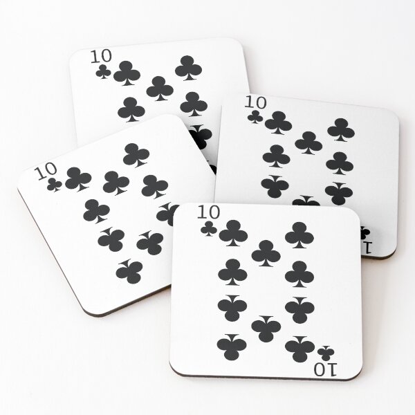 Item preview, Ten of Clubs Playing Card Poker Card designed and sold by johnta17.