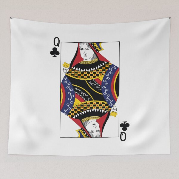 Item preview, Queen of Clubs Playing Card Poker Card designed and sold by johnta17.