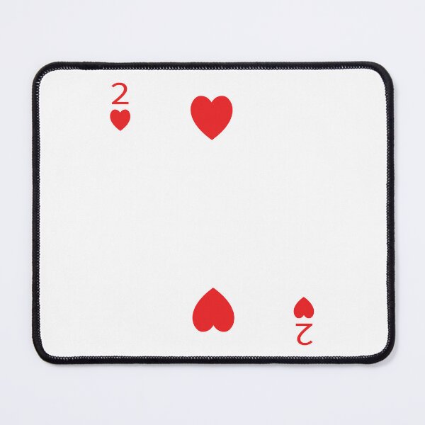 Item preview, Two of Hearts Playing Card Poker Card designed and sold by johnta17.