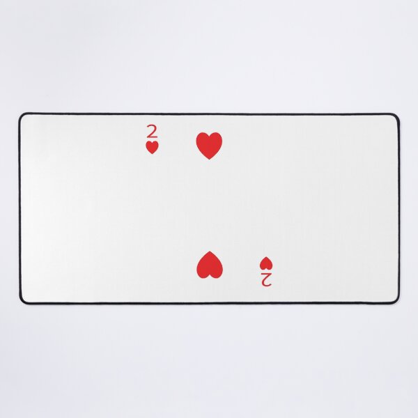 Item preview, Two of Hearts Playing Card Poker Card designed and sold by johnta17.
