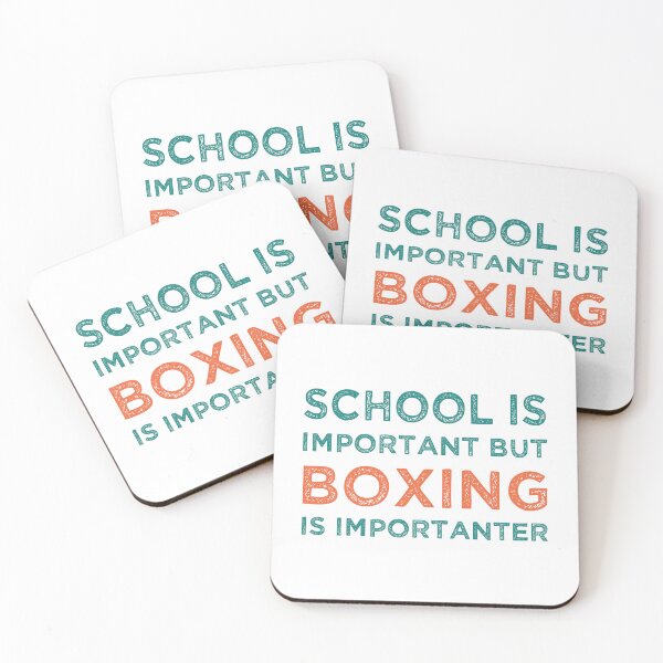 Item preview, School Is Important But Boxing Is Importanter designed and sold by medbdj.