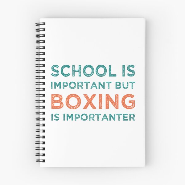 Item preview, School Is Important But Boxing Is Importanter designed and sold by medbdj.