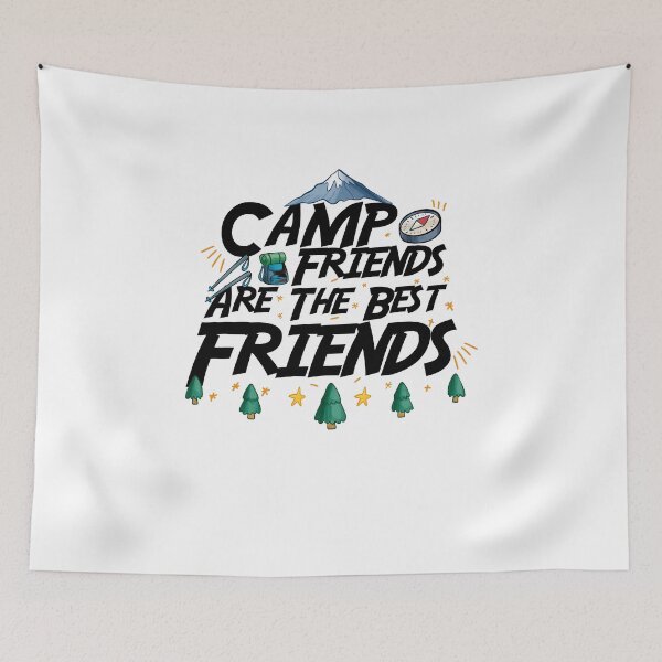 Item preview, camp friends are the best friends,hiking keeps camping memories designed and sold by CHOOSEYOURS SHOP.