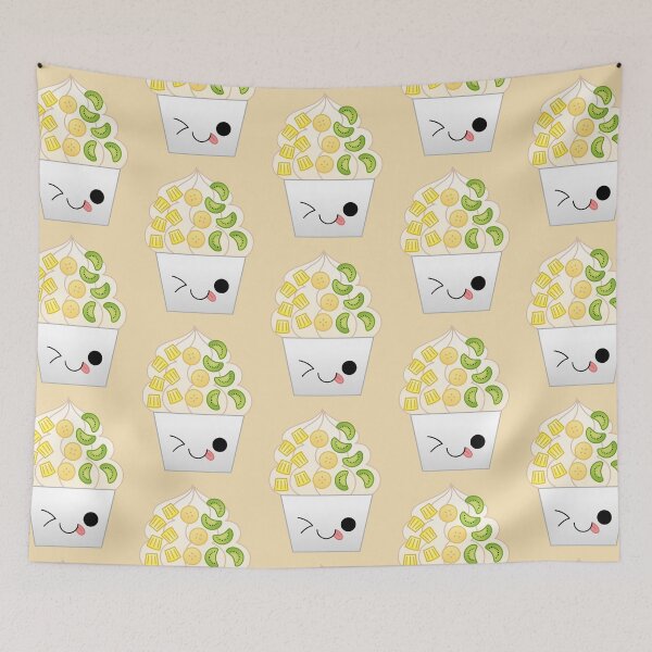 Item preview, kawaii tropical frozen yogurt designed and sold by kittybox.