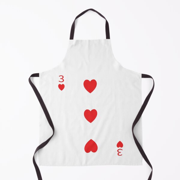 Item preview, Three of Hearts Playing Card Poker Card designed and sold by johnta17.