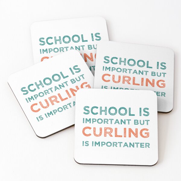 Item preview, School Is Important But Curling Is Importanter designed and sold by medbdj.