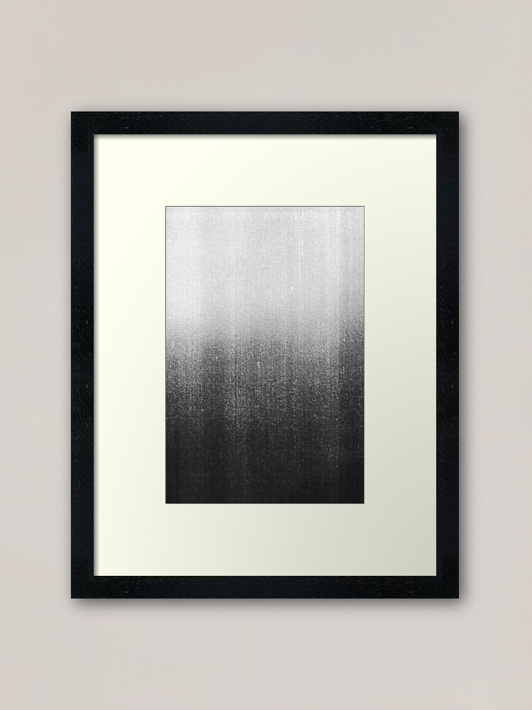 Alternative Ansicht von BLUR / abyss / black Gerahmter Kunstdruck