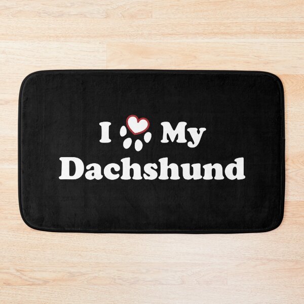Item preview, I Love My Dachshund designed and sold by SubtleSplit.
