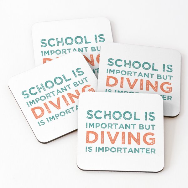 Item preview, School Is Important But Diving Is Importanter designed and sold by medbdj.