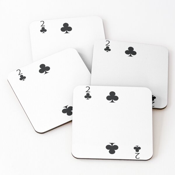 Aperçu de l'œuvre Carte à jouer Deux de trèfle Carte de poker créée et vendue par johnta17.