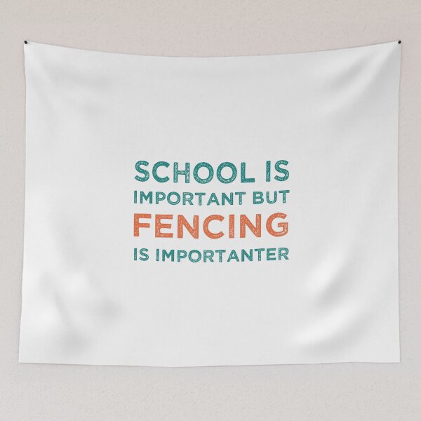 Item preview, School Is Important But Fencing Is Importanter designed and sold by medbdj.