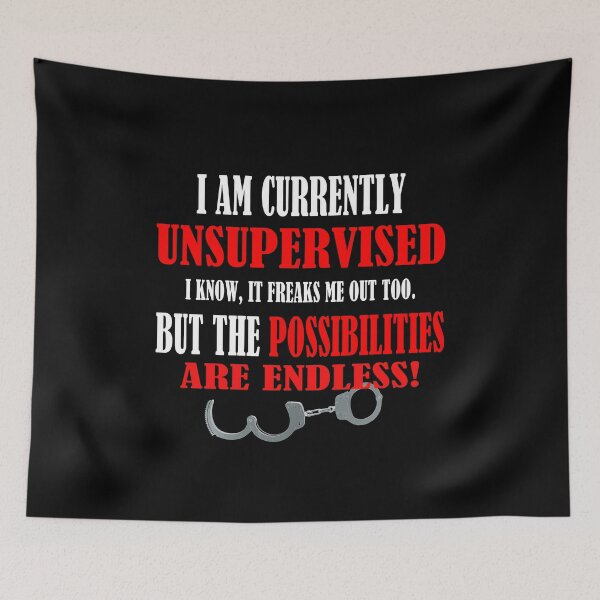 Item preview, I Am Currently Unsupervised designed and sold by david parry.