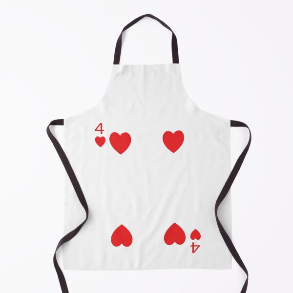 Item preview, Four of Hearts Playing Card Poker Card designed and sold by johnta17.