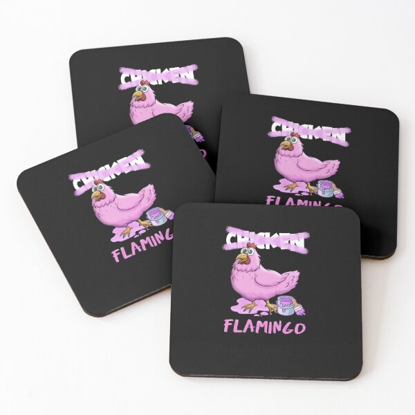 Item preview, Huhn As Flamingo Cartoon designed and sold by sbachstroem.